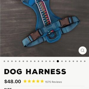 Blue WildBrooke Dog Harness – Comfortable No-Pull Chest Harness